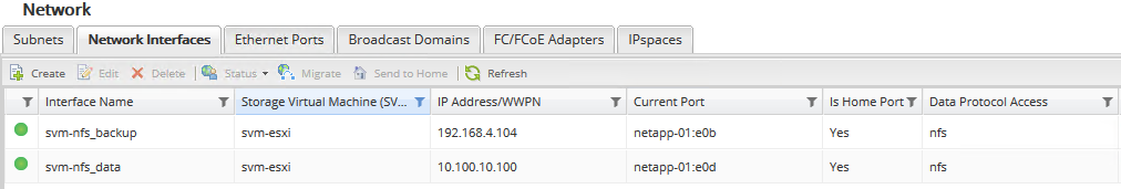 Veeam NetApp Backup from Storage Snapshot - NetApp Interfaces