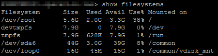 NSX Troubleshooting - Management and Control Plane -Show Filesystems