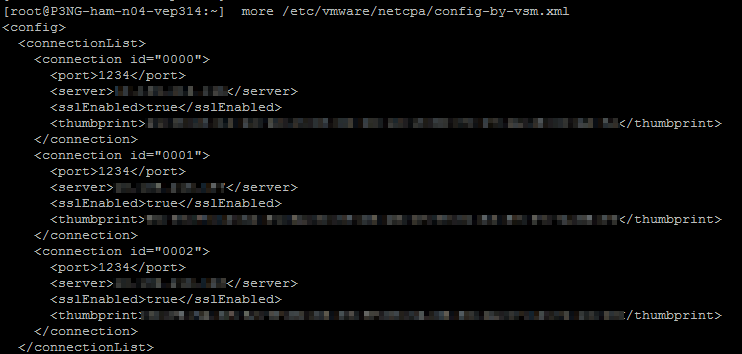 NSX Troubleshooting - Management and Control Plane - config-by-vsm.xml