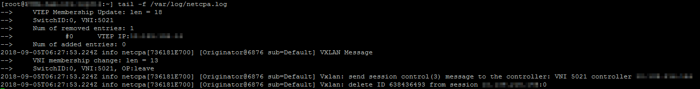 NSX Troubleshooting - Management and Control Plane - netcpa.log