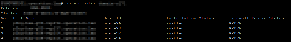 NSX Troubleshooting - Management and Control Plane - show cluster