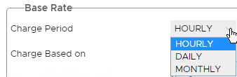 vRealize Operations Tenant App 2.0 for vCloud Director - Pricing Options - Charge Period
