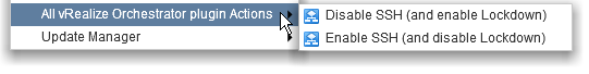 Manage Host Lockdown Mode and SSH Service - vCenter Server Extensioin