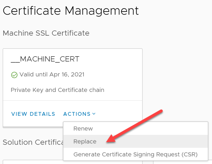 CA signed vCenter Certificate from XCA - vCenter Machine SSL Certificate replacement