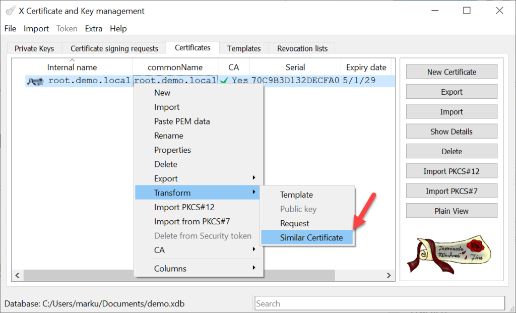 CA signed vCenter Certificate from XCA - New Intermediate-CA