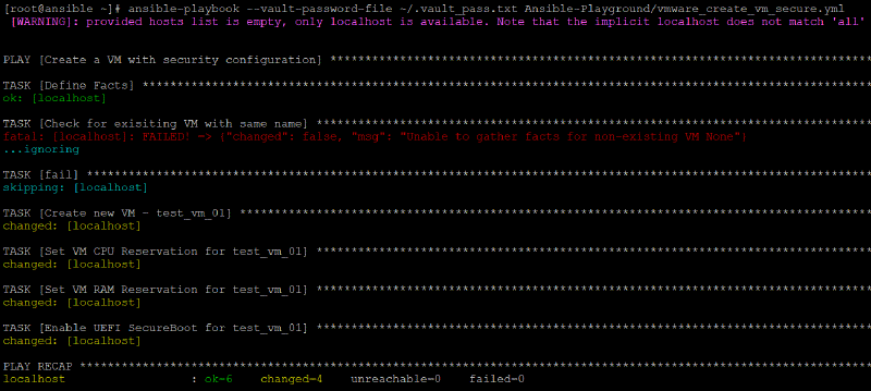 Featured image of post vSphere VM Security Configuration with Ansible