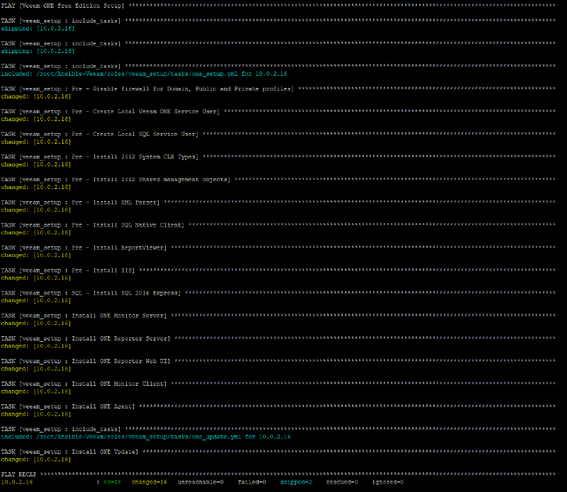 Featured image of post Veeam ONE unattended installation with Ansible