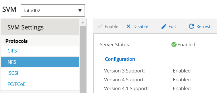 NetApp NFS Export with Ansible - NFS Service