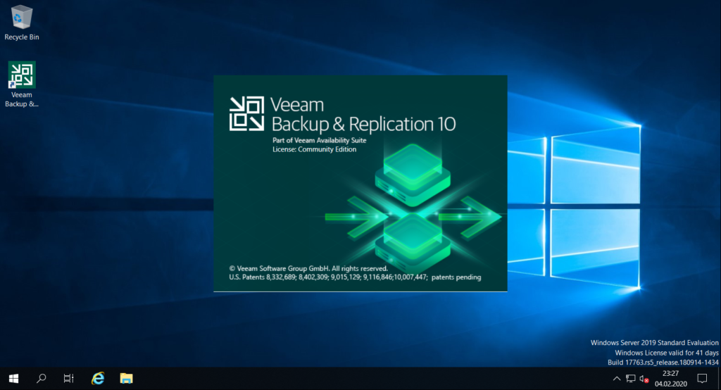 Veeam Availability Suite 10 unattended installation - VBR 10