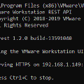 VMware Workstation API remote access